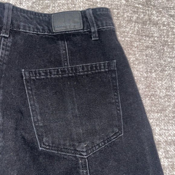 American Eagle Black Mini Skirt Size 4 - Picture 5 of 7